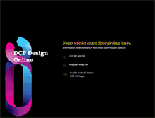 Tablet Screenshot of dcp-design.com